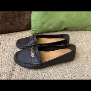 Coach Fredrica A5175 Black Leather Slip On Shoes Size 37.5 (7)